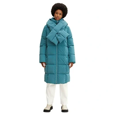 Abbildung von TOM Tailor MIT Abnehmbarem Schal Wintermantel, Damen, Größe: 42, Pastel teal