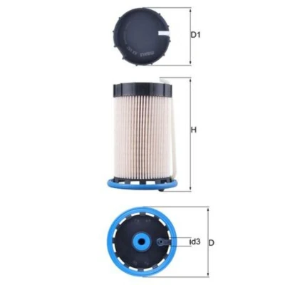 Abbildung von KNECHT KX 592 Kraftstofffilter Filtereinsatz VOLKSWAGEN: Passat B7 Variant, Tiguan I, Limousine, AUDI: Q3