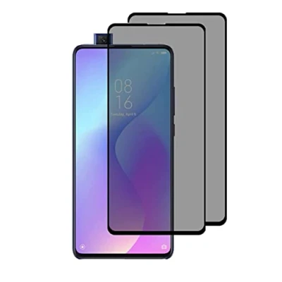 Abbildung von 2 Stück Sichtschutz für Xiaomi Mi 9T/Mi 9T Pro Anti Spy Sichtschutzfolie 9H Härte, Spähen Privatsphäre Schutzfolie, Glas Folie Blickschutzfolie, Kratzer Displayschutzfolie