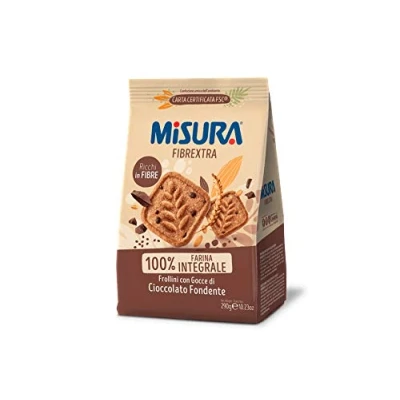 Abbildung von Testpaket Misura Fibraextra Integrali Vollkorn Croissant Crackers Shortbread mit Kürbisfüllung, kekse biscuits 6x Stuck