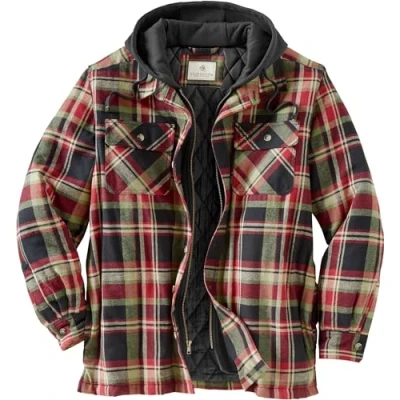 Abbildung von Legendary Whitetails Herren Maplewood Kapuzenjacke Hemdjacke, Spruce Mountain Plaid, XX Large