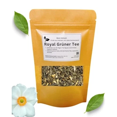 Abbildung von MOIN Vietnam Detox Tee Royal Grüner aus 100% Natur Vegan Glutenfrei Laktosefrei Standbeutel 50g, ca 25 Tassen Entgiftungskur 14 Tage