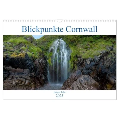 Abbildung von Blickpunkte Cornwall (Wandkalender 2025 DIN A3 quer), CALVENDO Monatskalender