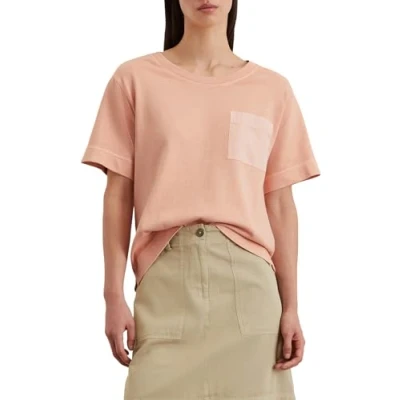 Abbildung von Marc O&#039;Polo Loose MIT Aufgesetzter Tasche Tshirt basic, Damen, Größe: XXL, Mellow peach