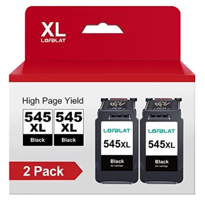 Abbildung von LOFBLAT PG 545 XL Schwarz Ersatz für Canon Druckerpatronen Multipack Black MX495 Patronen Pixma TS3350 MG2550s TS3150 TR4550 MG3050 TR4551 MG2950 MX490 MG2555s (2er Pack Schwarz)
