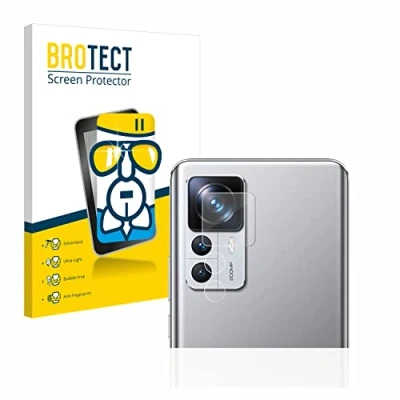 Abbildung von BROTECT Schutzglas für Xiaomi 12T Pro (NUR Kameraschutz) Schutzfolie Panzer Folie Glas [Extrem Kratzfest 9H, Anti Fingerprint, Ultra Transparent]