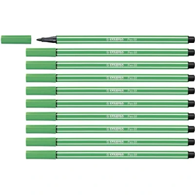Abbildung von STABILO Premium Filzstift Pen 68 10er Pack smaragdgrün