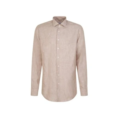 Abbildung von Seidensticker Herren Regular Fit Langarm Hemd, Sand, 48