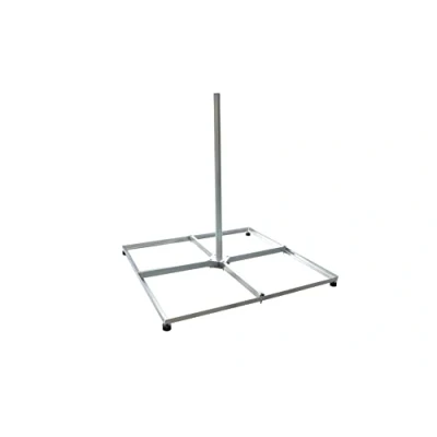 Abbildung von Premium X Balkonständer 4X 50x50cm Stahl Holland 1m Mast Flachdachständer SAT Ständer Halterung für Satelliten Schüssel
