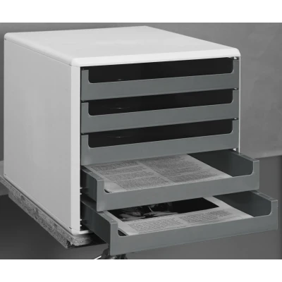 Abbildung von M&amp;M Schubladenbox 30050910 DIN A4 28,5 x 35,7 26,0 cm