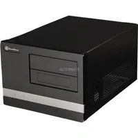 Abbildung von SilverStone SST SG02B F USB 3.0 Sugo Micro ATX Cube Gehäuse, schwarz