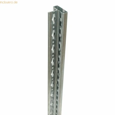 Abbildung von Gebr. Schulte GmbH &amp; Co. KG Regalprofil Multiplus H. 2000mm verzinkt für Steckregal