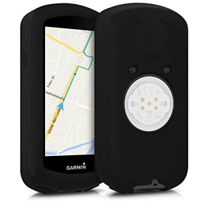 Abbildung von kwmobile Hülle kompatibel mit Garmin Edge 1030/1030 Plus Silikon GPS Fahrrad Case Schutzhülle in Schwarz