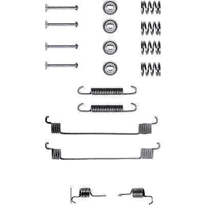 Abbildung von HELLA 8DZ 355 200 101 Zubehörsatz, Bremsbacken FIAT: Panda II Schrägheck, 500 C Cabrio, FORD: KA DACIA: Sandero I