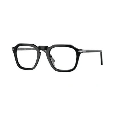 Abbildung von Persol Unisex PO3292V 95 Rahmen von BRILLEN Acetat Schwarz Transparent Quadratisch Normal