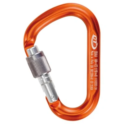Abbildung von Climbing Technology Snappy SG HMS Karabiner mit Ring, Orange