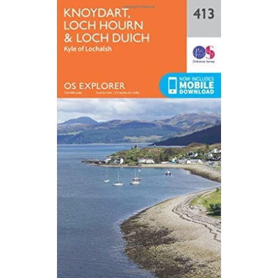 Abbildung von Knoydart, Loch Hourn and Duich (OS Explorer Map, Band 413)