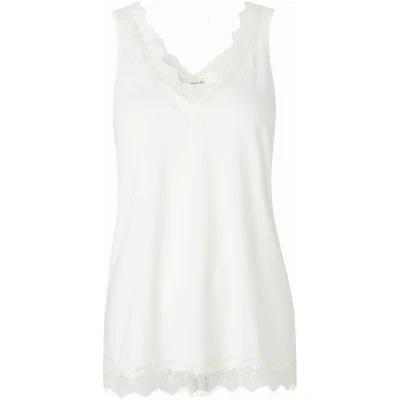 Abbildung von rosemunde Unterziehshirt &quot;Billie Tank Top&quot;, mit wunderschönem Vintage Spitzenbesatz an V Ausschnitt und Saum