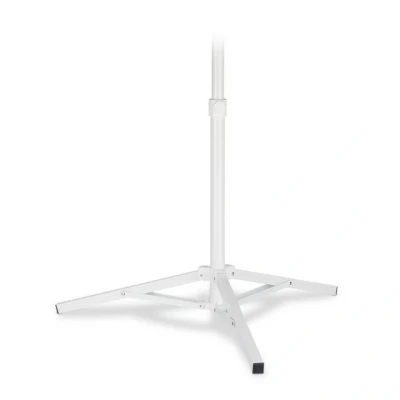 Abbildung von Relaxdays Sonnenschirmständer, Schirmständer, 25 32 mm, Dreifuß klappbar, stabiles Halterohr, HBT: 55 x 67 cm, weiß