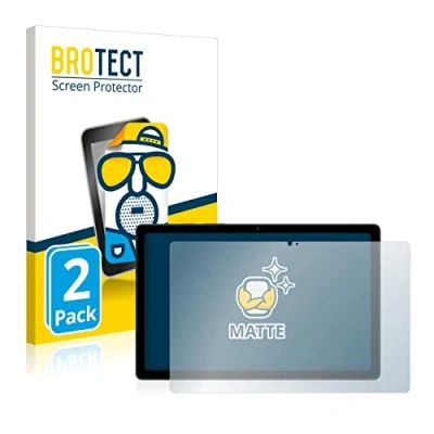 Abbildung von BROTECT Entspiegelungs Schutzfolie für Samsung Galaxy Tab A7 10.4 LTE 2020 (im Querformat) (2 Stück) Matte Displayschutz Folie, Anti Fingerprint
