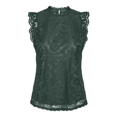 Abbildung von Pieces Pcolline Bluse, Damen, Größe: Medium, Trekking green