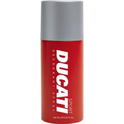 Abbildung von Ducati Sport Deodorant für Herren, starker Duft und Charakter, Spray mit holzigem orientalischem Duft, Made in Italy, 150 ml