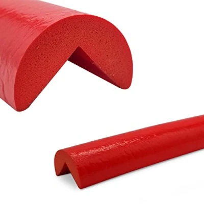 Abbildung von Betriebsausstattung24 Eckschutzprofil Typ A Länge: 1,0 m Material: hochflexiblem Polyurethan Schaum Selbstklebend Farbe: rot Kantenschutz