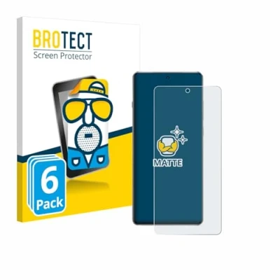 Abbildung von BROTECT Entspiegelungs Schutzfolie für OnePlus 13R (6 Stück) Matte Displayschutz Folie, Anti Reflex, Fingerprint