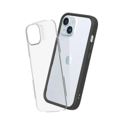 Abbildung von RhinoShield Modulares Case kompatibel mit [iPhone 15] Mod NX Anpassbare &amp; stoßdämpfende Schutzhülle im schlanken Design 3.5 Meter Fallschutz Graphite