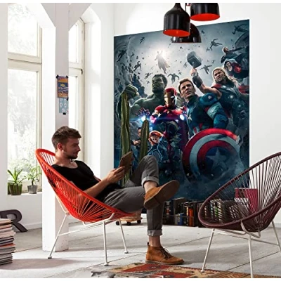 Abbildung von Komar Fototapete &quot;Avengers Age of Ultron Movie Poster&quot;, 184x254 cm (Breite x Höhe), inklusive Kleister