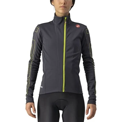 Abbildung von Castelli Transition W Jacket Dark Gray/Brilliant Yellow L Jacke