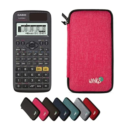 Abbildung von CALCUSO Sparpaket Pink mit Taschenrechner Casio FX 87DE X ClassWiz