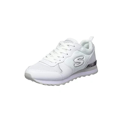 Abbildung von Skechers Sneaker low, Damen, Größe: 38, White/silver Schuhe