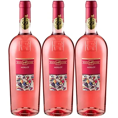 Abbildung von Tenuta Ulisse Merlot Rosato Roséwein Wein Trocken IGP Italien Inkl. FeinWert E Book (3 x 0,75l)
