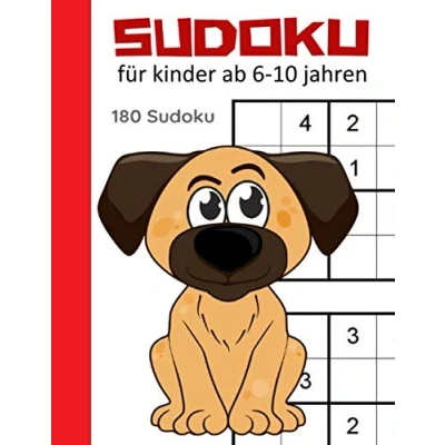 Abbildung von Sudoku für kinder ab 6 10 jahren: 4x4 6x6 9x9 180 Rätsel Level: sehr leicht (sudoku tiere, Band 31)