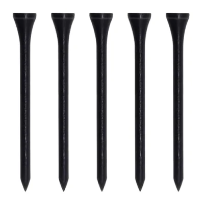 Abbildung von Zivisk Golf Tees Holz 100 Stück 83mm Bambus (Schwarz)
