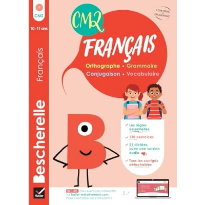 Abbildung von Bescherelle Mon cahier d&#039;entraînement en Français CM2 10 ans: orthographe, grammaire, conjugaison &amp; vocabulaire