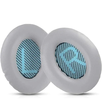 Abbildung von INF Ohrpolster für Bose QuietComfort 15 QC2 QC25 Ae2 Ae2i Ae2w SoundTrue &amp; SoundLink Kopfhörer(1 Paar Schwarz/Blau)