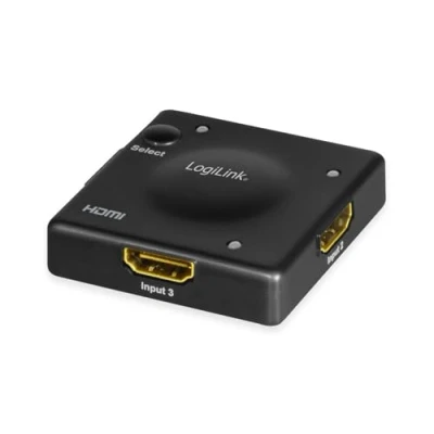 Abbildung von LogiLink HDMI Switch, 3x1 Port, 1080p/60 Hz, Mini