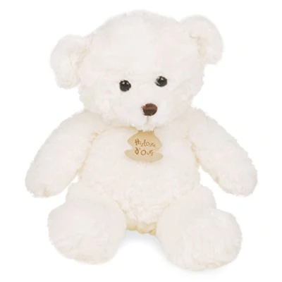 Abbildung von Histoire d&#039;Ours Plüschtier Kuschelbär Weiß 21 cm weicher Körper weich und süß Geschenkidee zur Geburt Geburtstag Mädchen Jungen HO2533FLORAJ