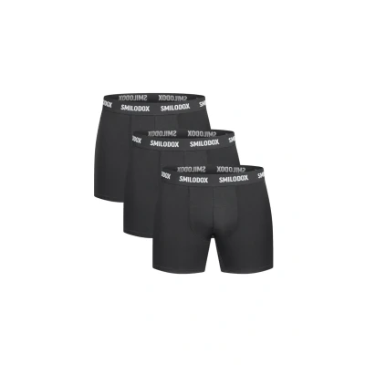 Abbildung von Smilodox 3ER PACK Panties, Herren, Größe: Small, Schwarz