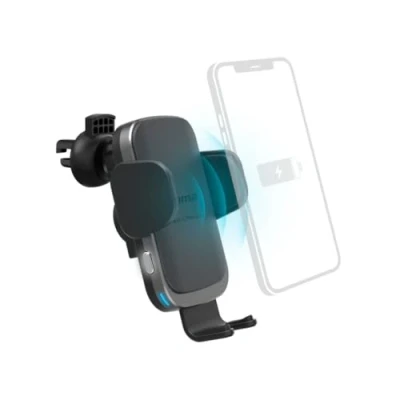 Abbildung von Hama Kfz Handy Ladegerät &quot;FC10 Motion&quot;, 10 W, kabellos, QI Charge, Schwarz Smartphone