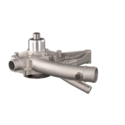 Abbildung von FEBI BILSTEIN 01350 Wasserpumpe Aluguss mit Dichtung Metall MERCEDES BENZ: W123 Coupe, Limousine, T1 Pritsche/Fahrgestell