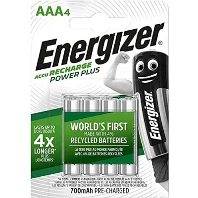 Abbildung von Energizer NiMH Power Plus AAA 700 mAh, 4 Stück
