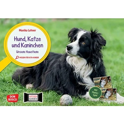 Abbildung von Hund, Katze und Kaninchen. Unsere Haustiere. Kamishibai Bildkarten Memo Spiel: Entdecken Erzählen Begreifen: Wissen für Kita Kinder. Ideal ... unser Erzähltheater Kamishibai)