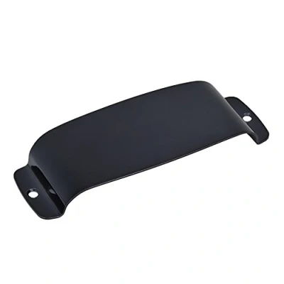 Abbildung von Bass Pickup Cover, Legierung Tonabnehmer Abdeckung Protector Ersatzteil (129 * 48,8 19mm)(Schwarz)