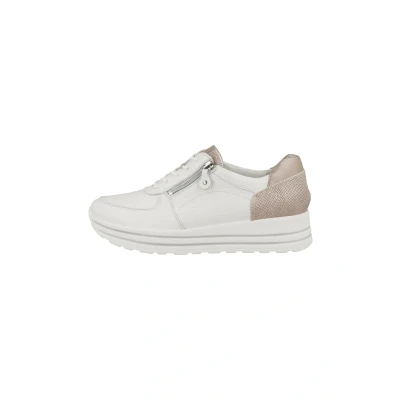 Abbildung von Waldläufer Sneaker low, Damen, Größe: 38, White skin apricot Schuhe