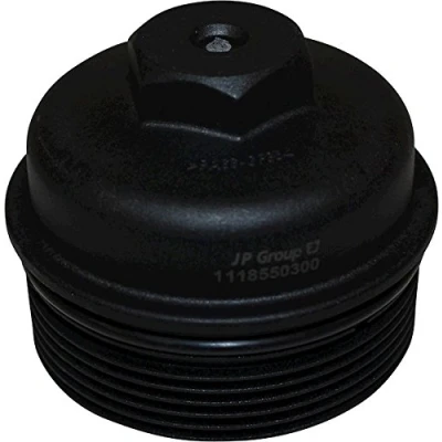Abbildung von JP GROUP 1118550300 Deckel, Ölfiltergehäuse VOLKSWAGEN: Golf 5 Schrägheck, Passat B6 Variant, Touran I, AUDI: A3 Sportback