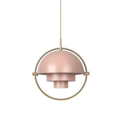 Abbildung von GUBI Hängeleuchte Multi Lite, Ø 36 cm, messing/rosé