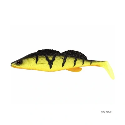 Abbildung von Westin Zanderteez Shadtail Shad Box Fire Perch 17cm 56g (16 Stück) Gummifisch